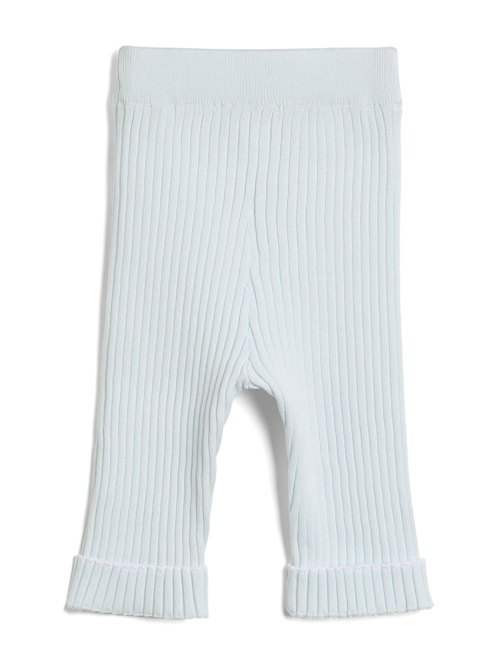 Brunello Cucinelli Kids cotton knitted trousers - Blue