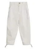 Brunello Cucinelli Kids Utility trousers - White