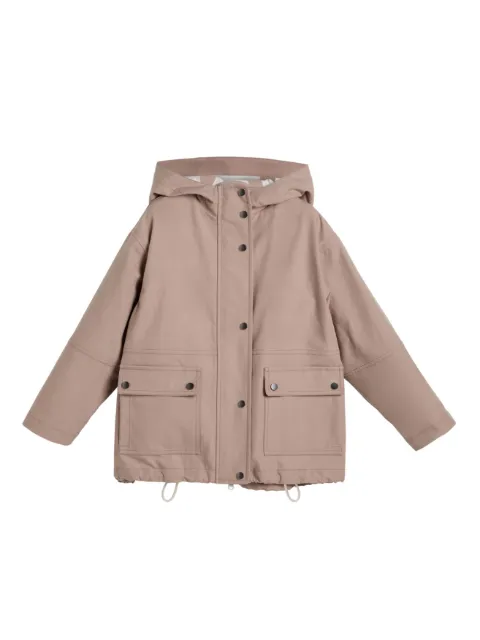 Brunello Cucinelli Kids 经典派克大衣