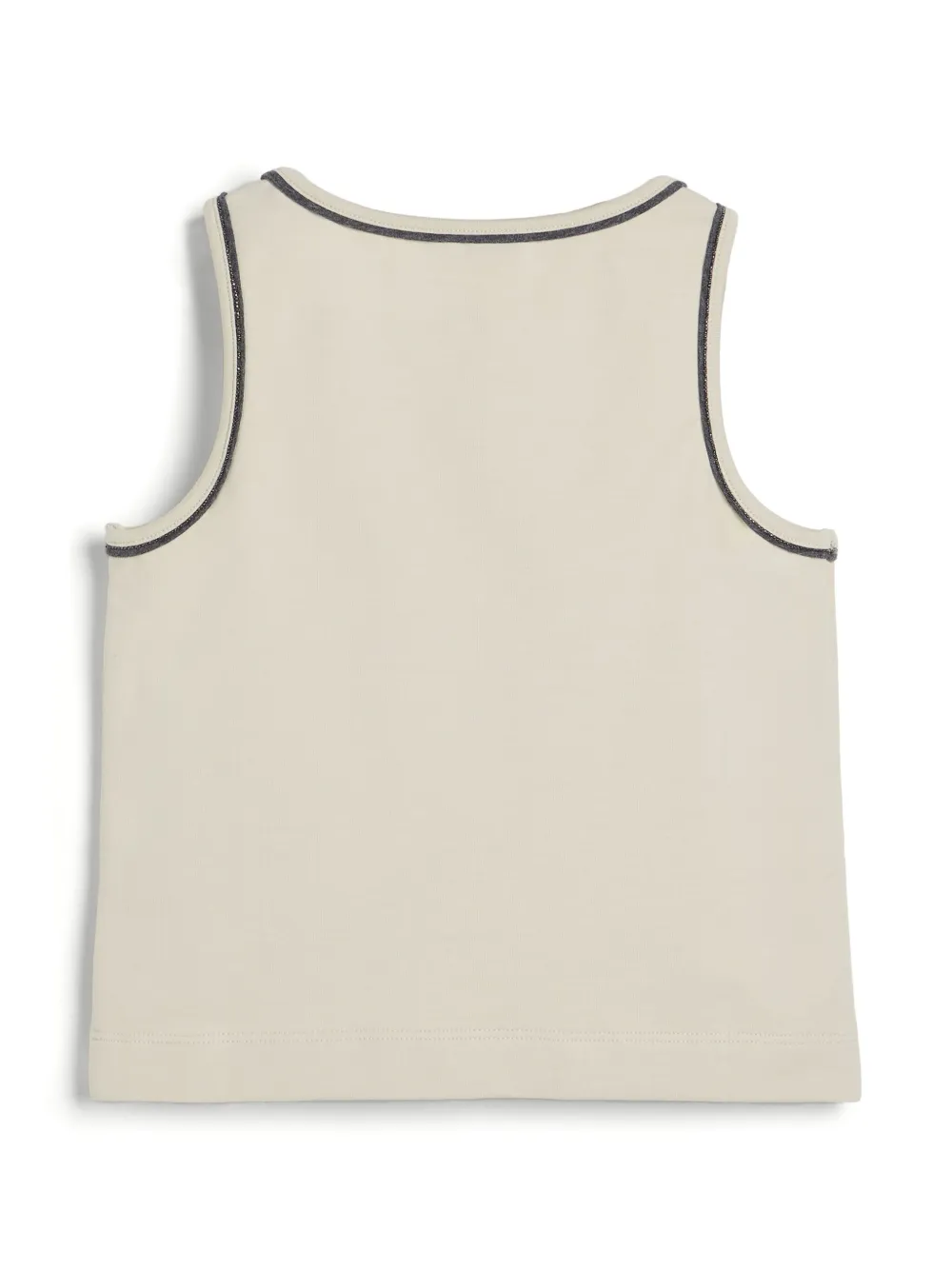 Brunello Cucinelli Kids Tanktop met Monili-detail - Wit