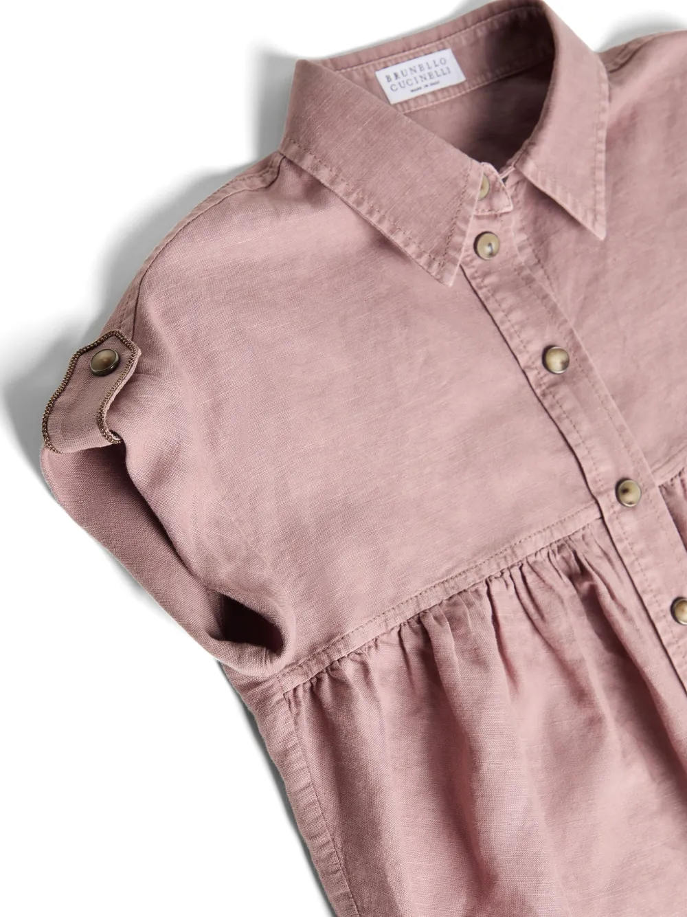 Brunello Cucinelli Kids Shirt Roze