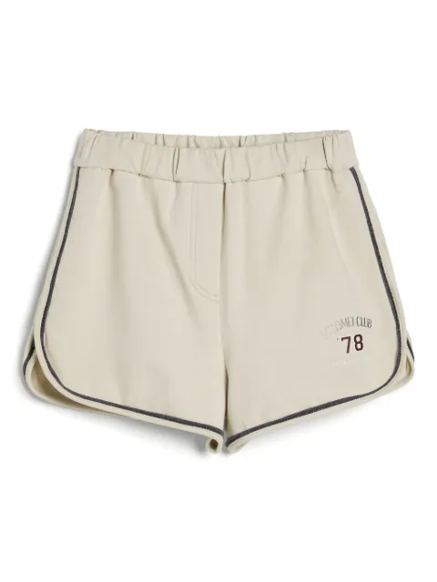Brunello Cucinelli Kids French Terry lightweight shorts 