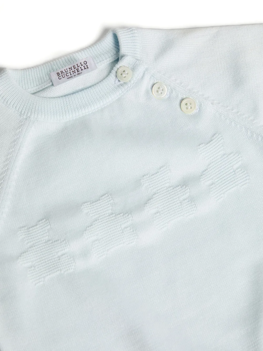 Brunello Cucinelli Kids Bernie trui Blauw