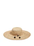 Bonpoint Capeline sun hat - Neutrals