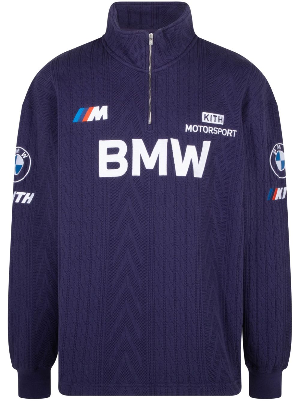 KITH x BMW zip-up sweatshirt - Purple