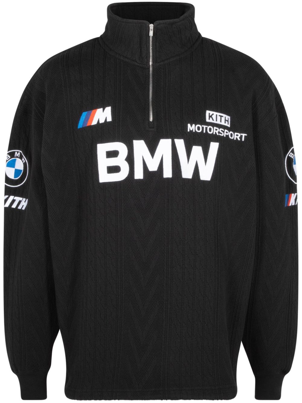 KITH x BMW zip-up sweatshirt - Black