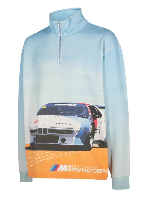 大注目 KITH FARFETCH | Blue | Sweatshirt zip-up BMW x クッション・座布団