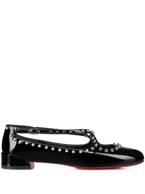 Christian Louboutin 필루타 제인 스파이크 플랫 발레리나 슈즈