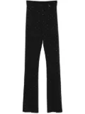 NISSA crystal-embellished trousers - Black