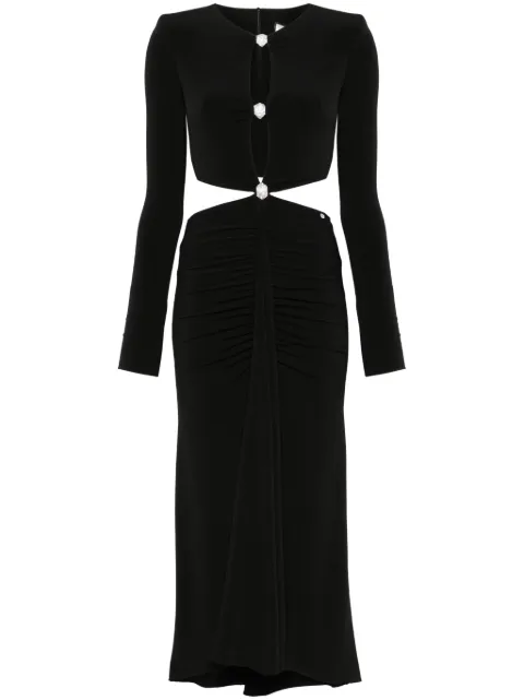 NISSA vestido midi con espalda abierta