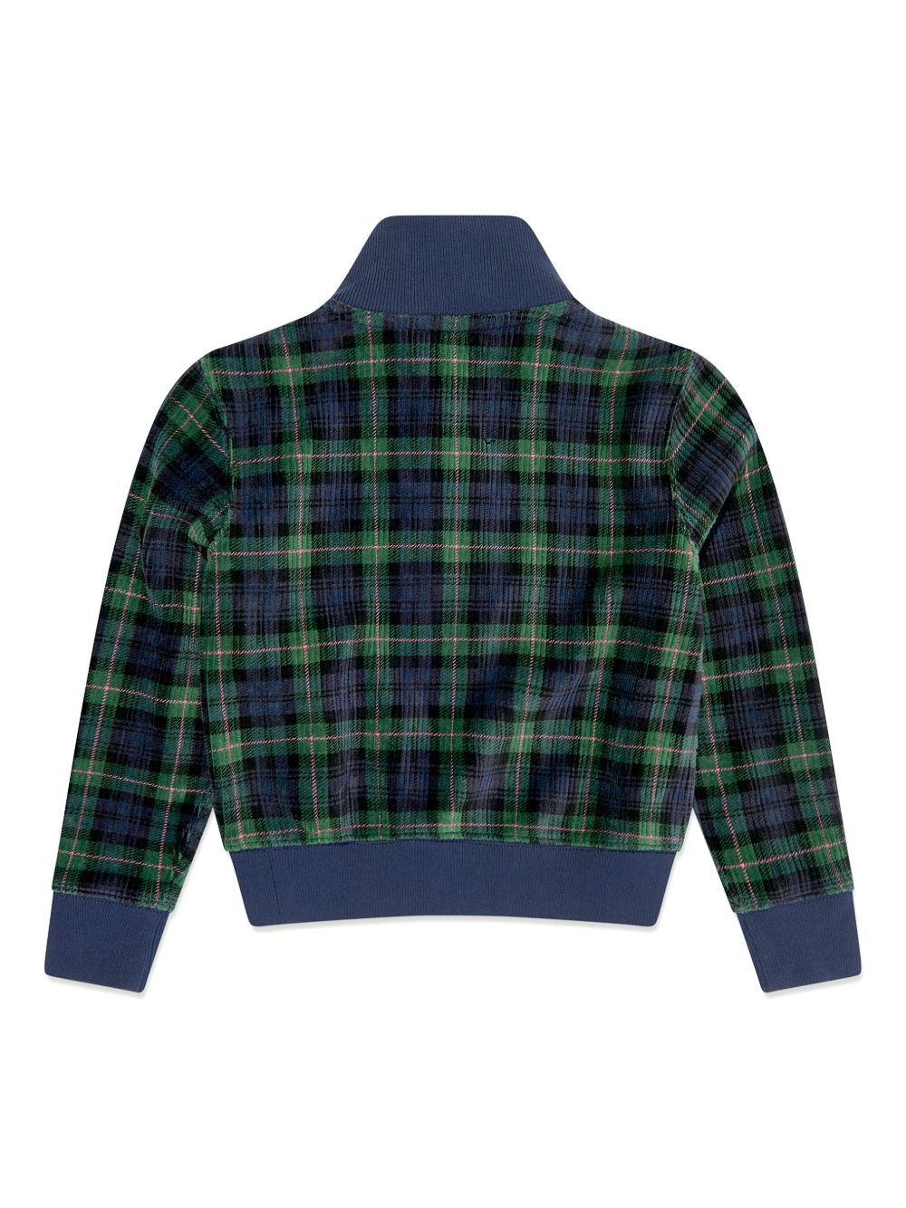 POLO RALPH LAUREN KIDS plaid corduroy sweatshirt - Blauw