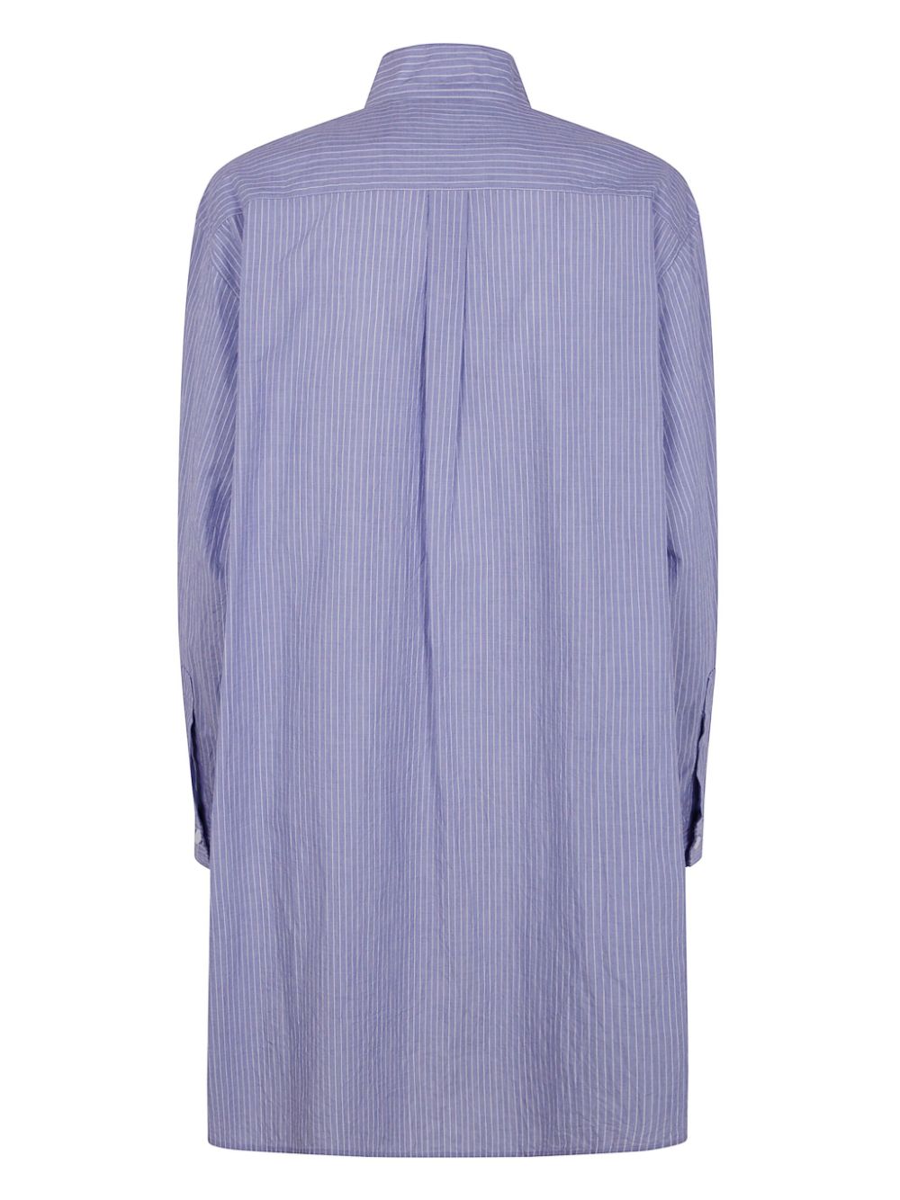 Y's longline striped shirt - Blauw