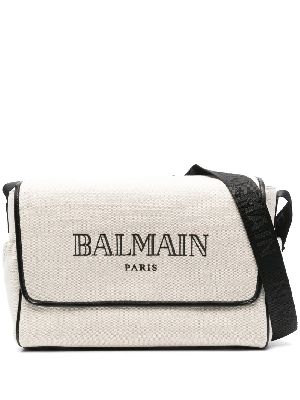 Image 1 of Balmain Kids Bolsa maternidade com logo bordado