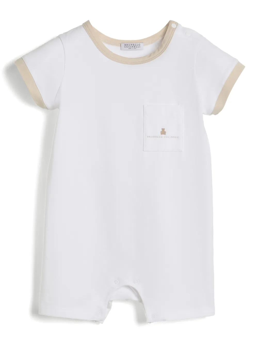 Image 1 of Brunello Cucinelli Kids Bernie romper set