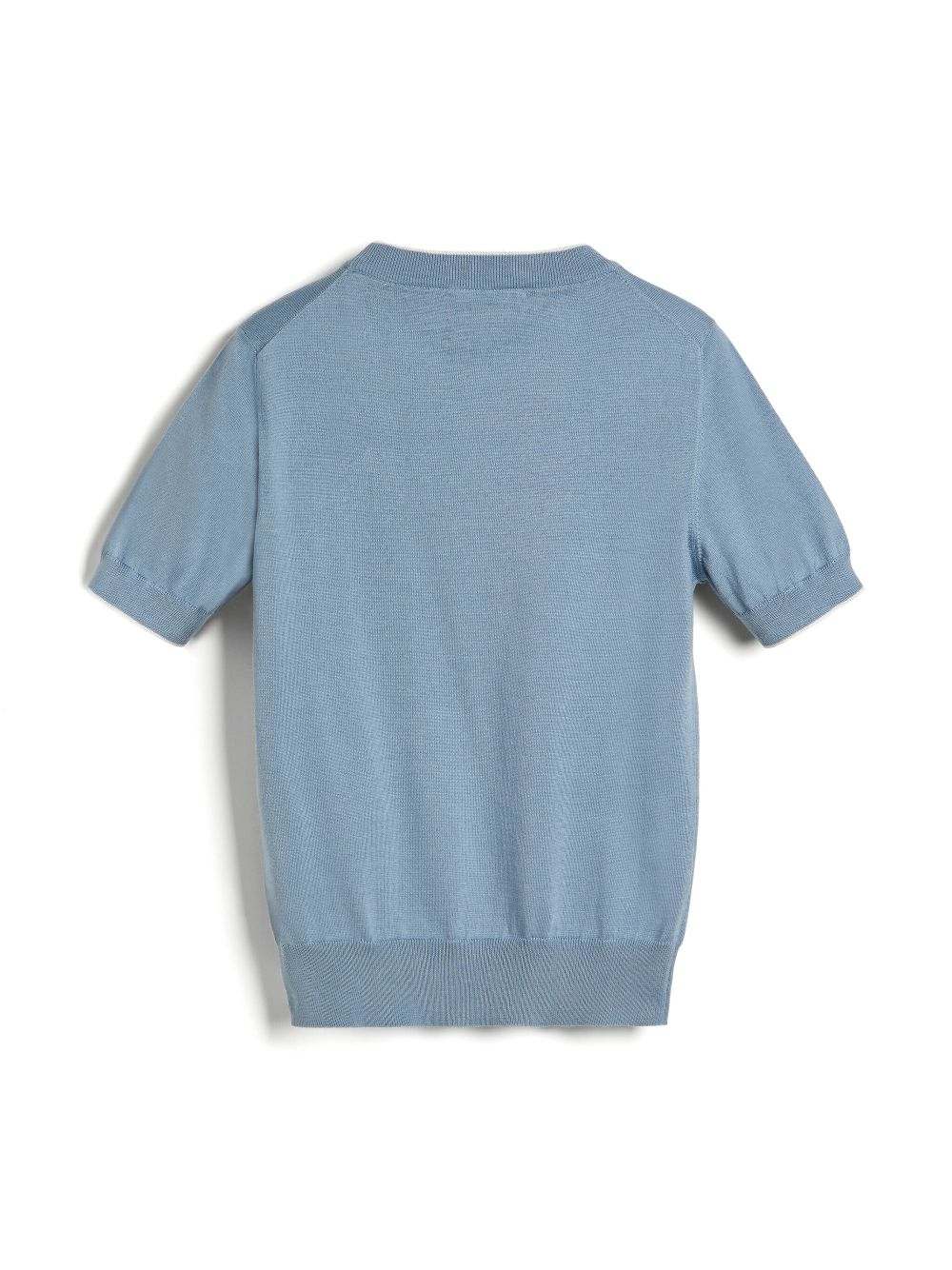 Brunello Cucinelli Kids knitted t-shirt - Blauw