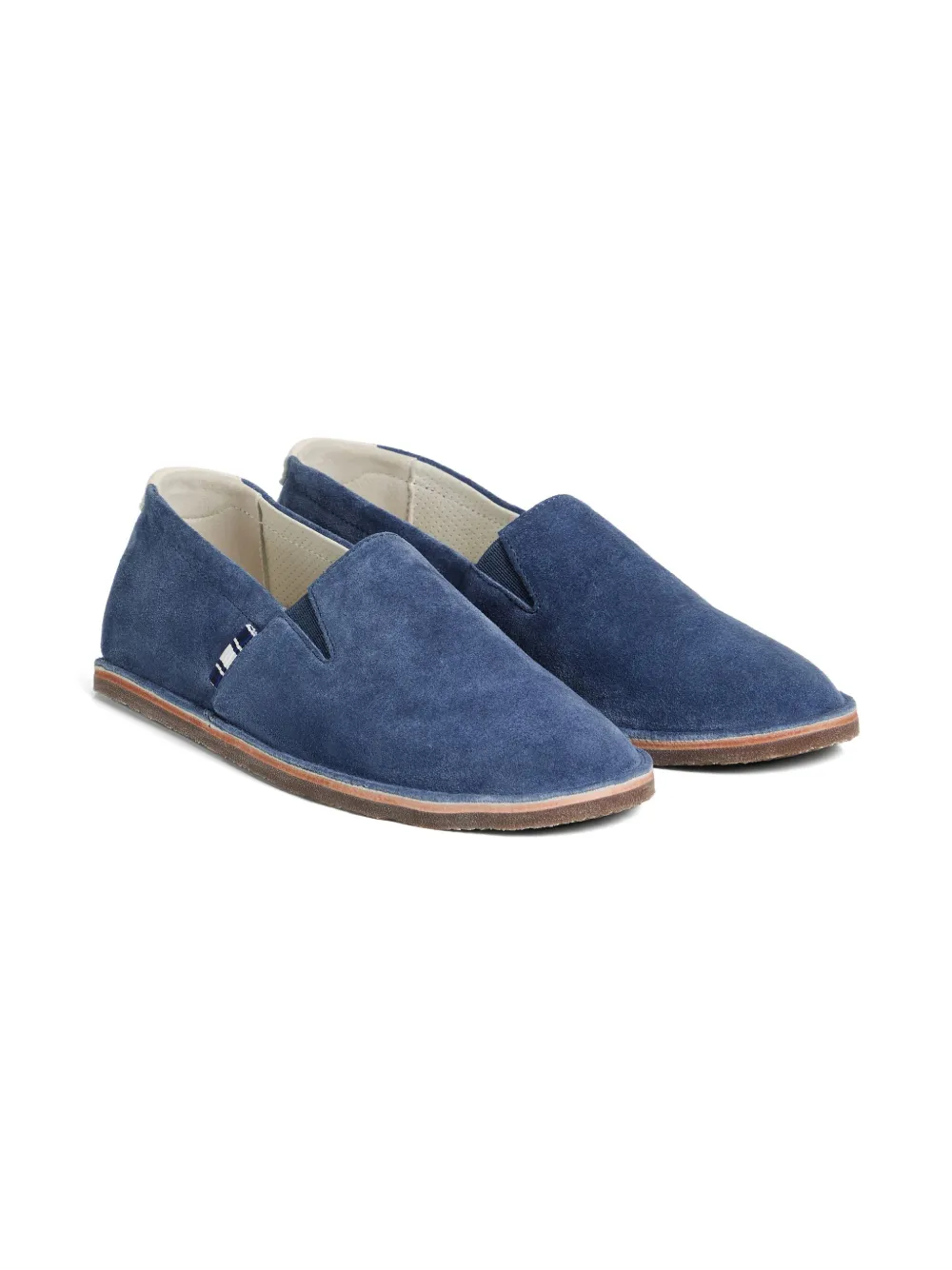 Brunello Cucinelli Kids suede loafers - Blauw