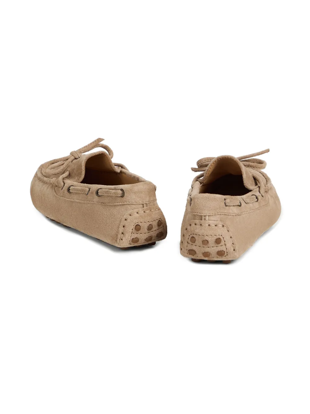 Brunello Cucinelli Kids Suède loafers Bruin