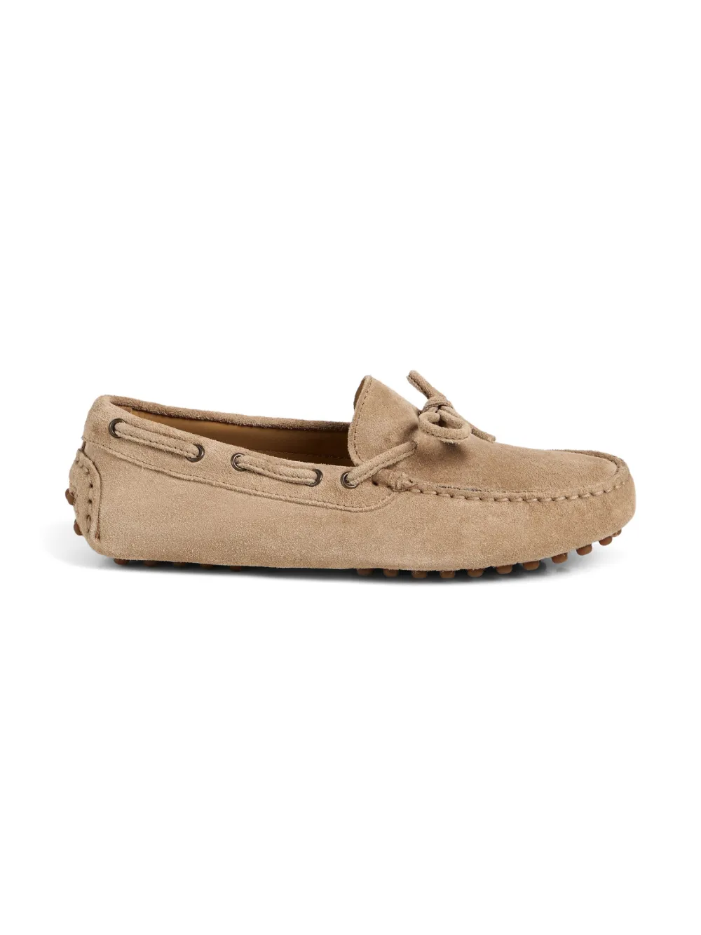 Brunello Cucinelli Kids Suède loafers Bruin