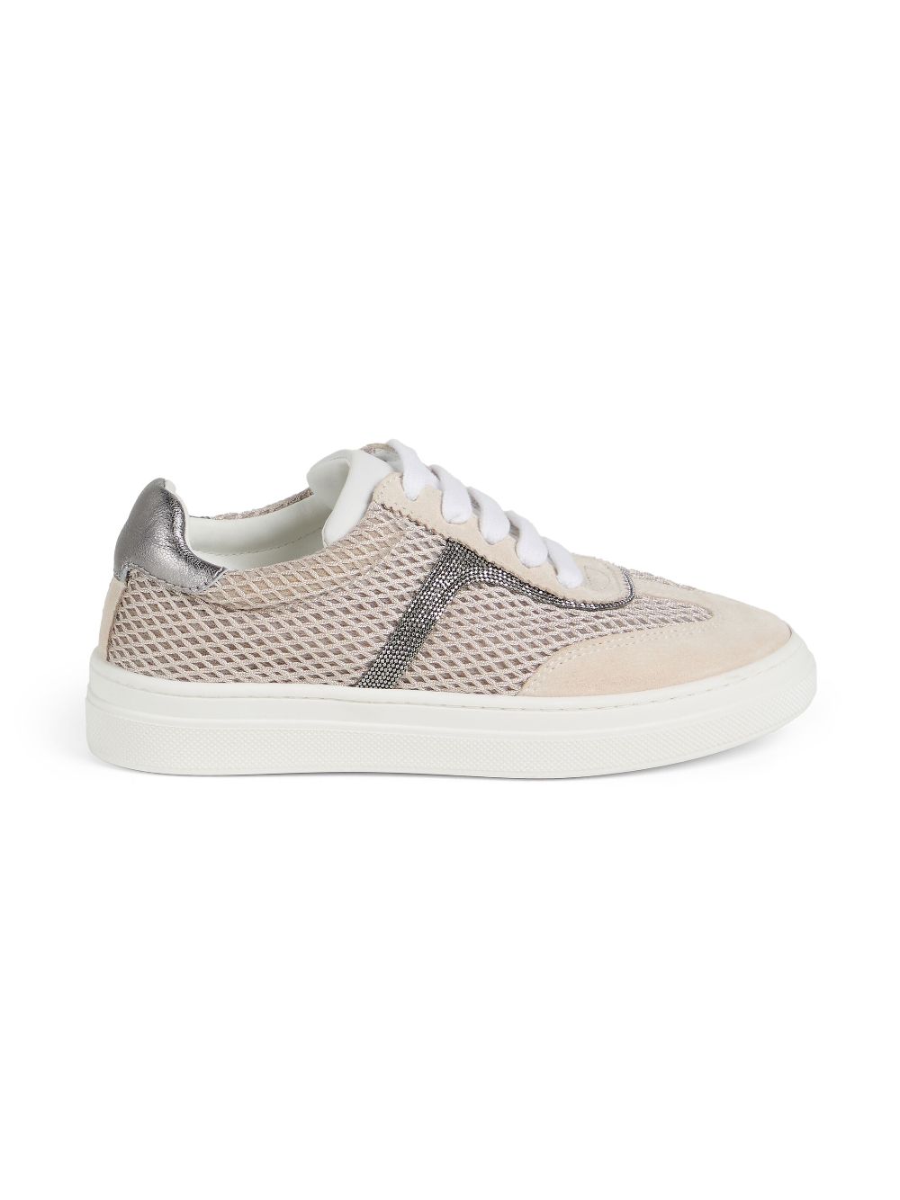 Brunello Cucinelli Kids panelled sneakers Neutrals