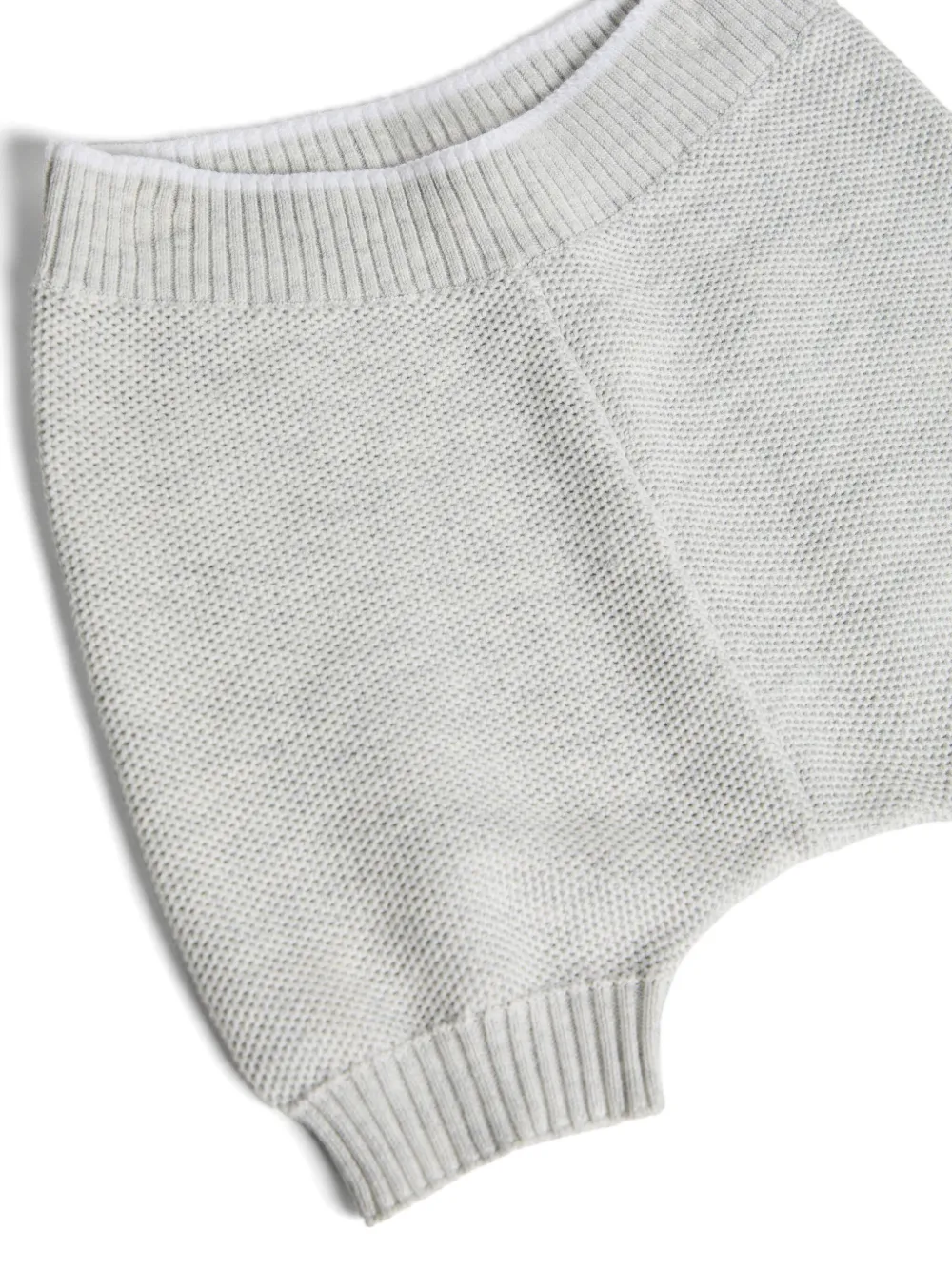Brunello Cucinelli Kids Gebreide broek Grijs
