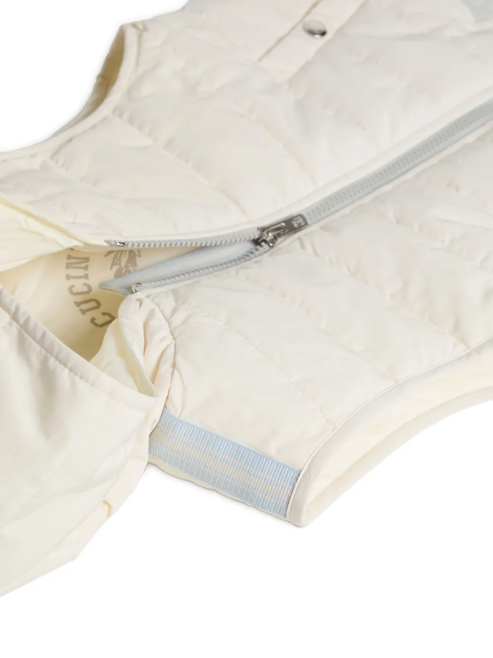 Brunello Cucinelli Kids Bodywarmer Wit