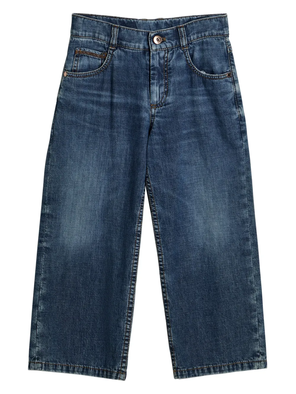 Image 1 of Brunello Cucinelli Kids five-pocket jeans
