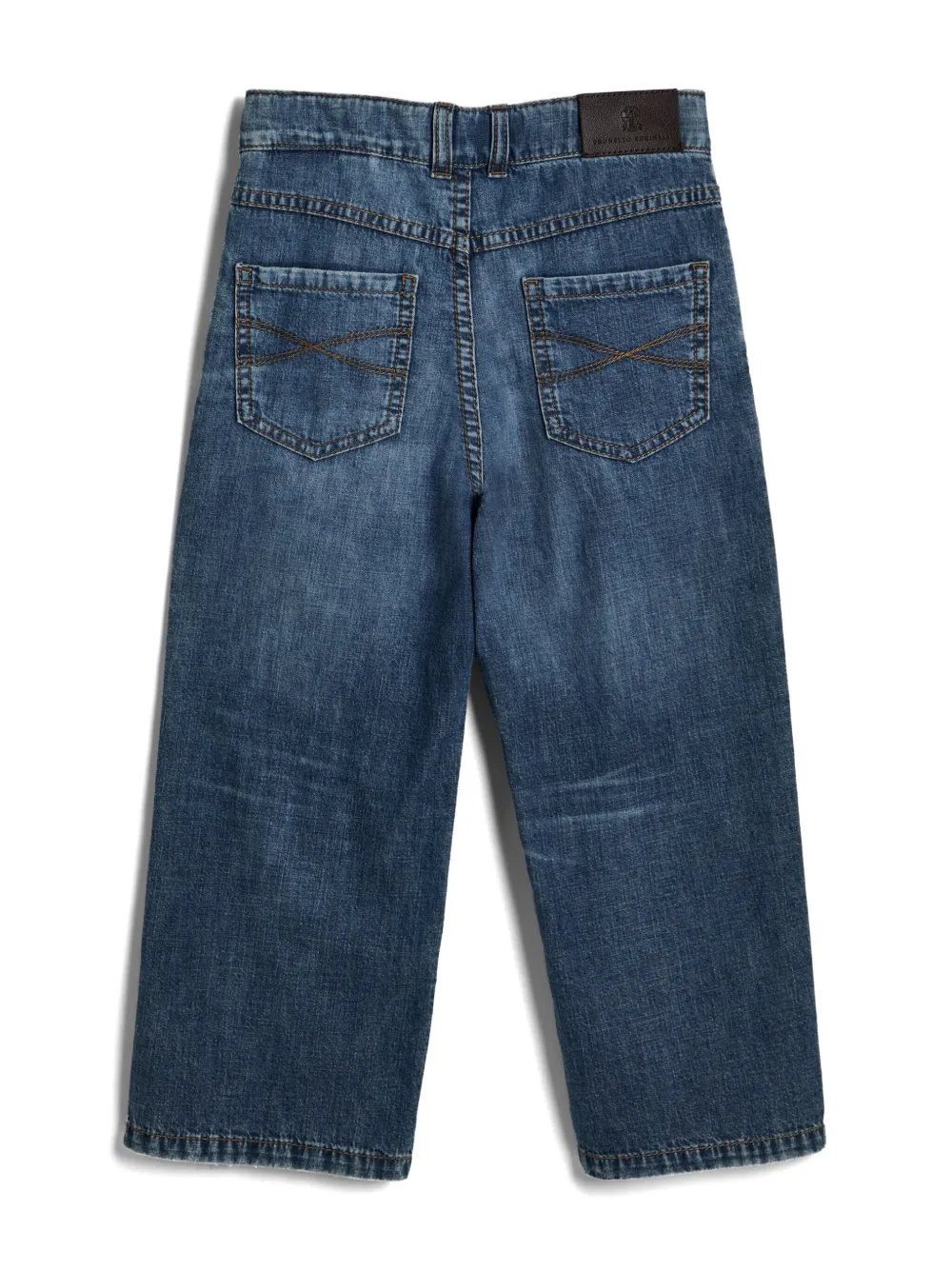 Image 2 of Brunello Cucinelli Kids five-pocket jeans
