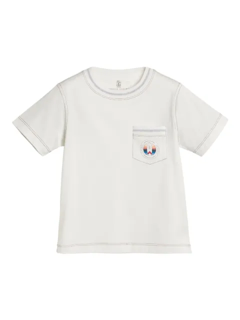 Brunello Cucinelli Kids graphic-print T-shirt