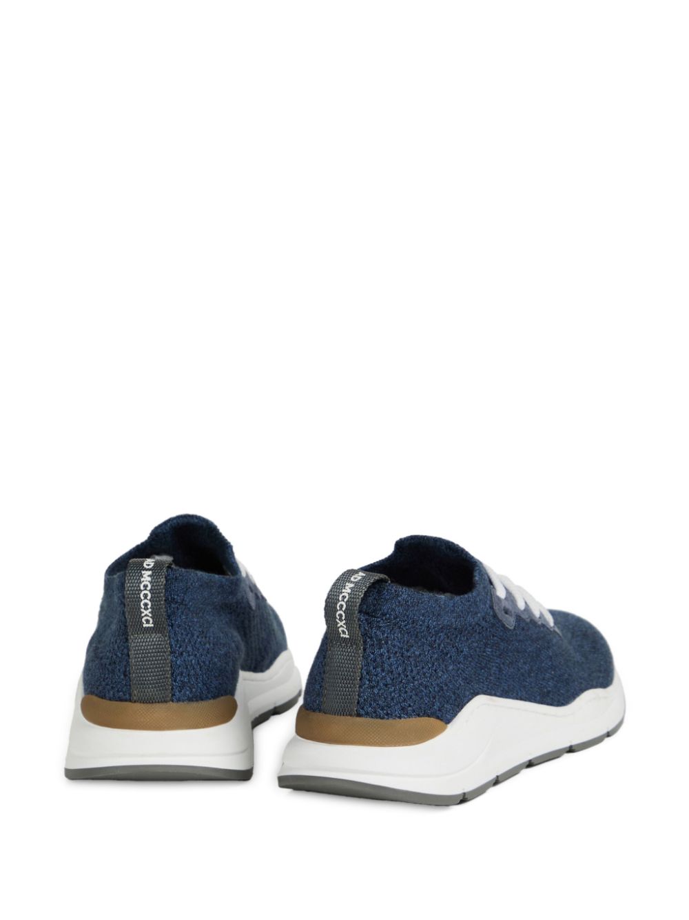 Brunello Cucinelli Kids knitted sneakers Blue