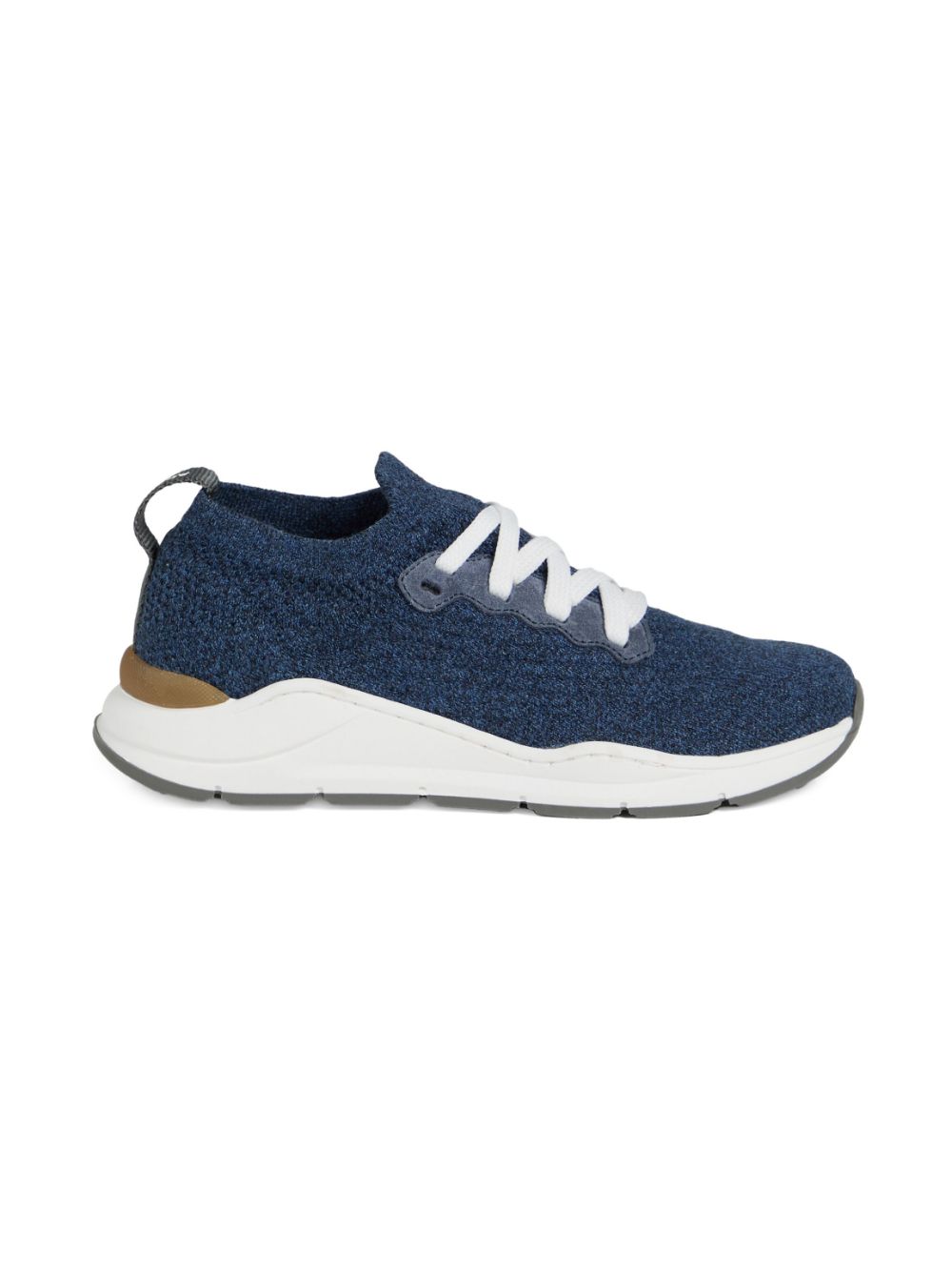 Brunello Cucinelli Kids knitted sneakers - Blauw