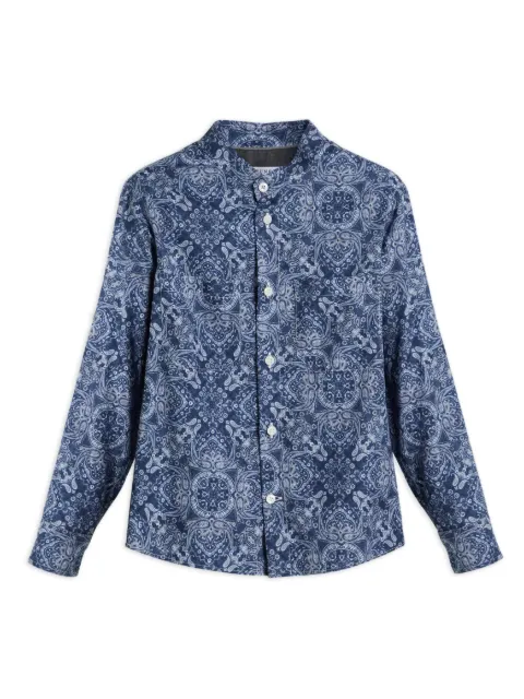 Brunello Cucinelli Kids mandarin-collar shirt