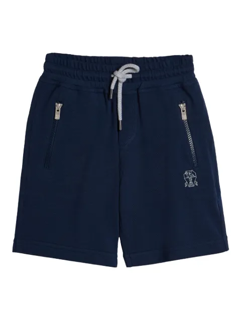 Brunello Cucinelli Kids cotton piqué bermuda shorts