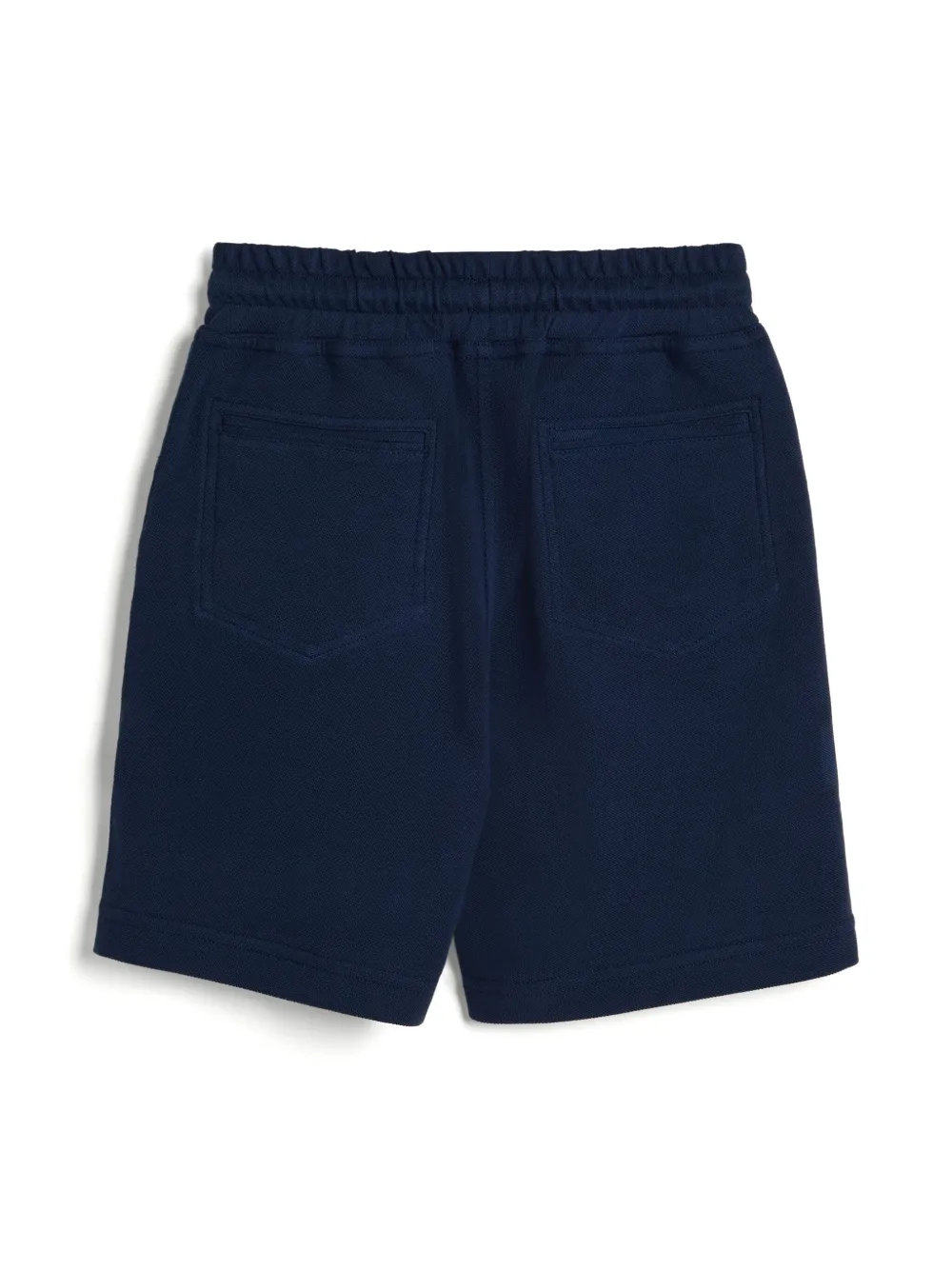 Brunello Cucinelli Kids cotton piqué bermuda shorts - Blauw