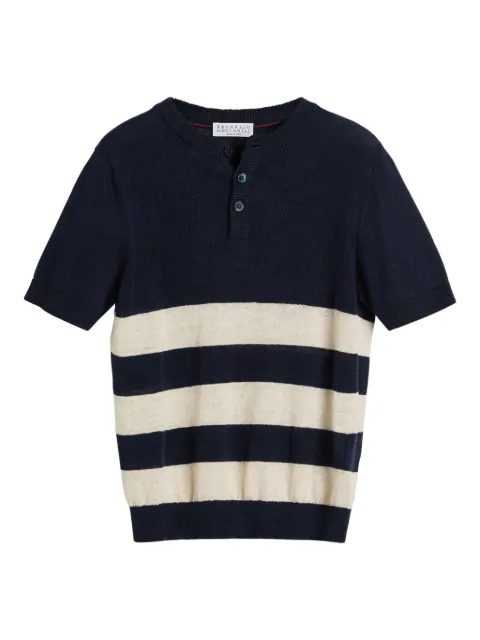 Brunello Cucinelli Kids striped T-shirt