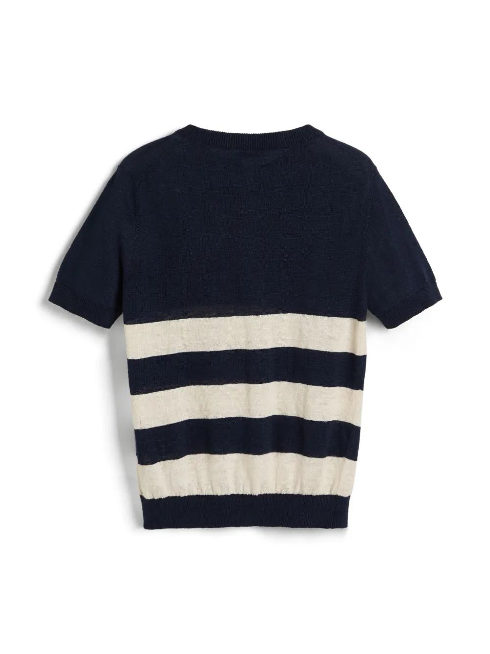 Brunello Cucinelli Kids striped T-shirt - Blauw