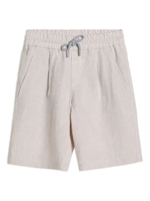 Brunello Cucinelli Kids linen bermuda shorts