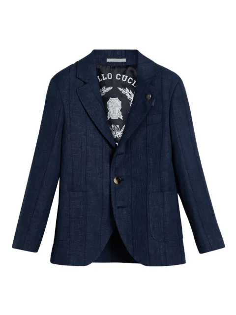 Brunello Cucinelli Kids striped blazer