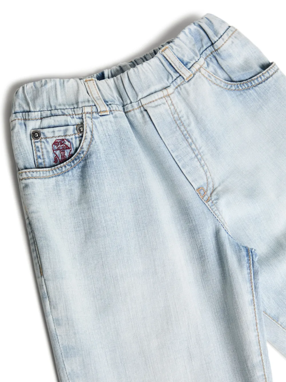 Brunello Cucinelli Kids Lichtgewicht jeans Blauw