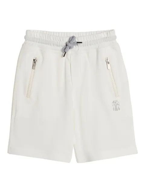 Brunello Cucinelli Kids cotton piqué bermuda shorts