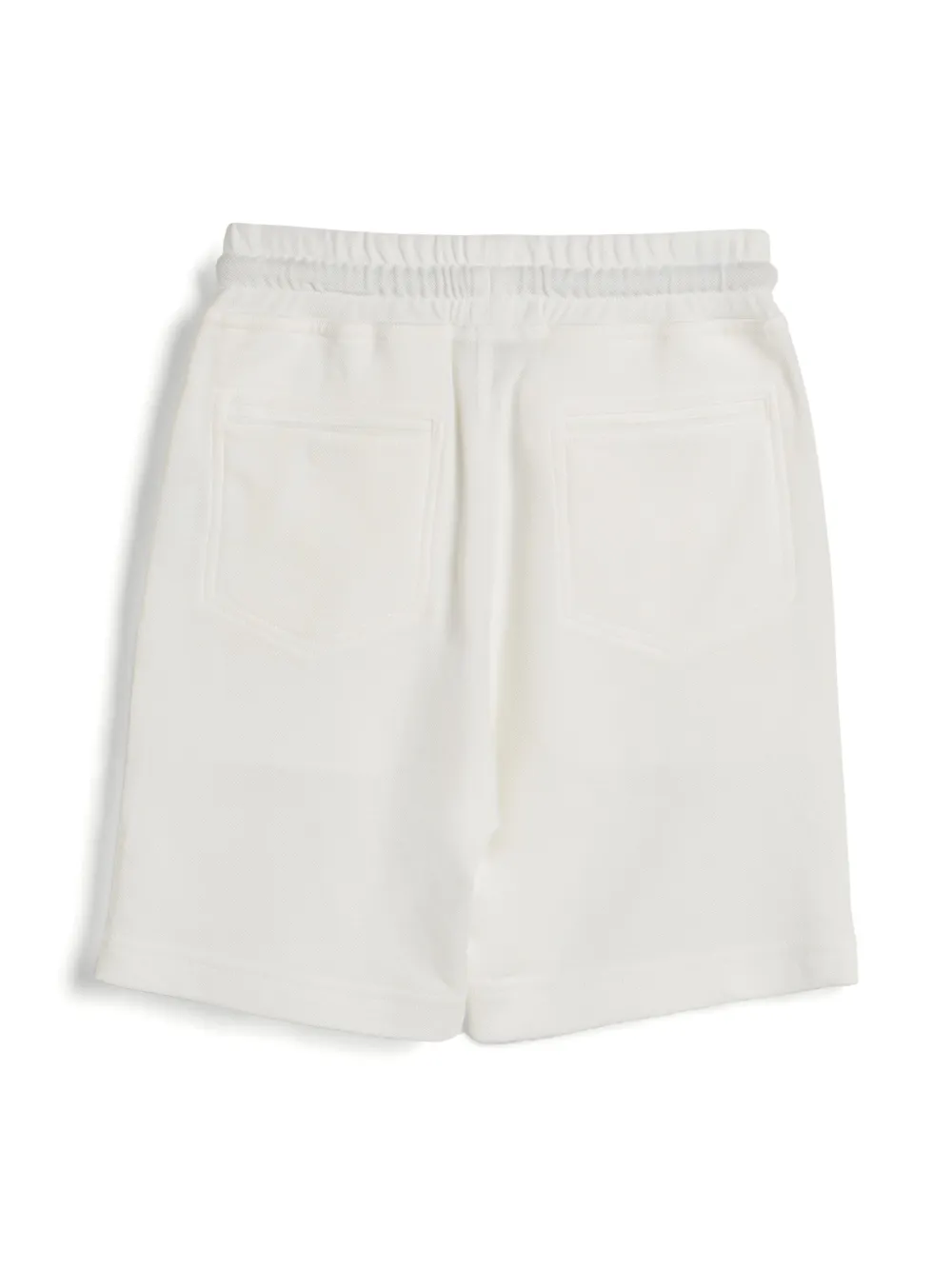 Brunello Cucinelli Kids cotton piqué bermuda shorts - Wit