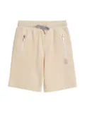 Brunello Cucinelli Kids jersey bermuda shorts - Neutrals