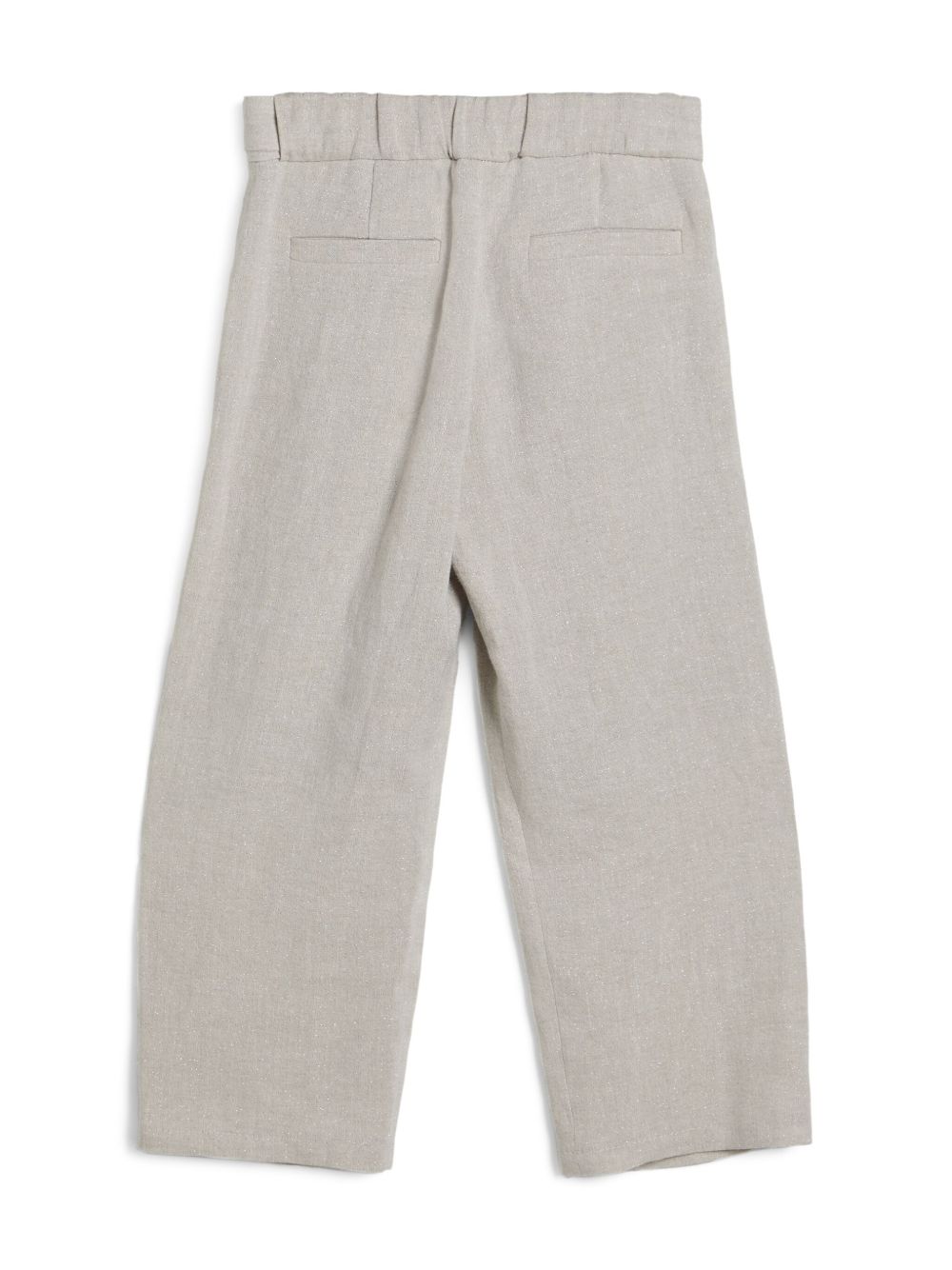 Brunello Cucinelli Kids pleat-detailing trousers - Beige