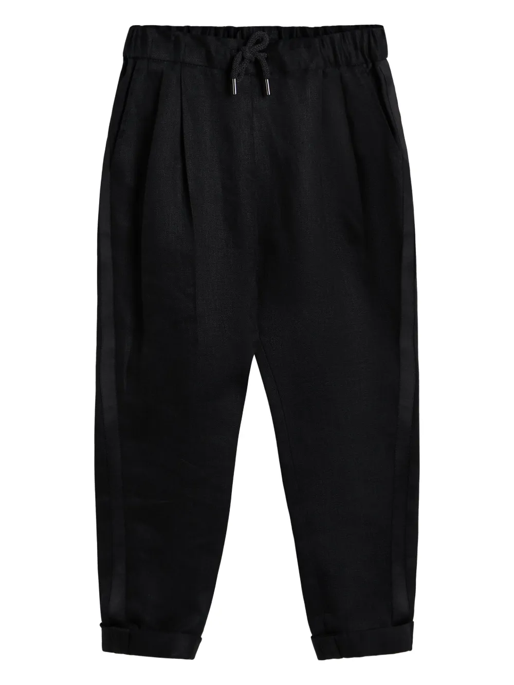 Brunello Cucinelli Kids Smoking pantalon Zwart