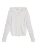 Brunello Cucinelli Kids hooded cardigan - White