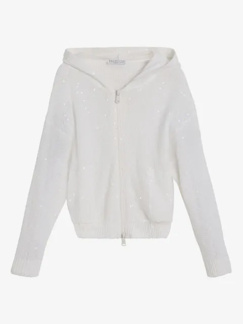 Brunello Cucinelli Kids hooded cardigan