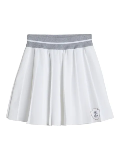 Brunello Cucinelli Kids Saia de popeline