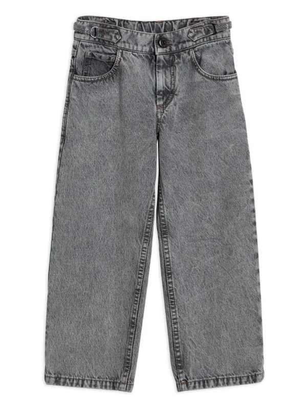 Brunello Cucinelli Kids ストレートジーンズ | グレー | FARFETCH JP