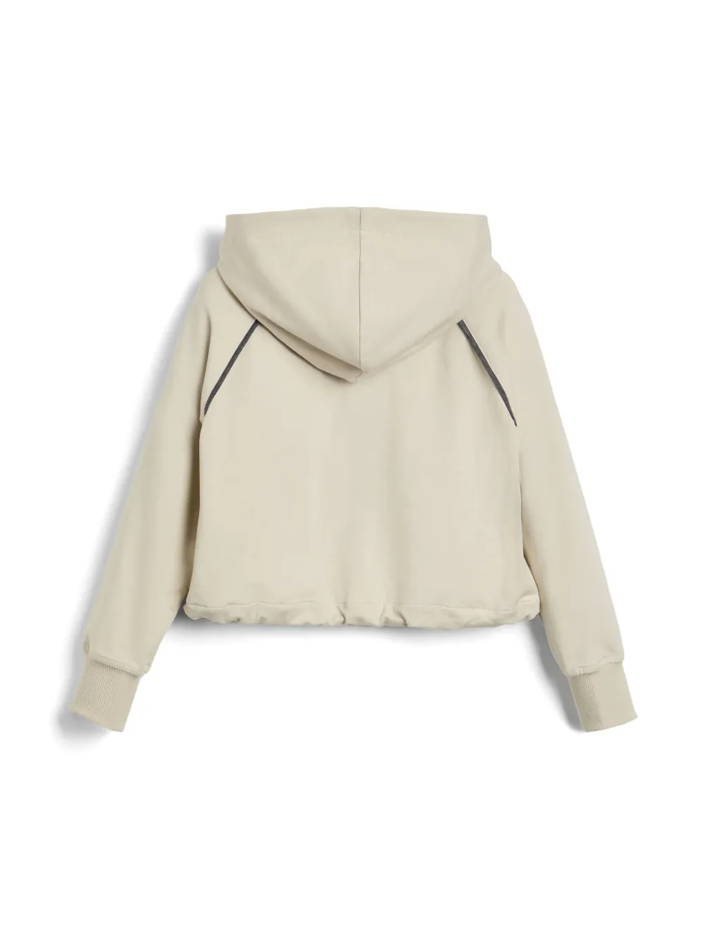 Brunello Cucinelli Kids Hoodie met Monili-detail - Wit