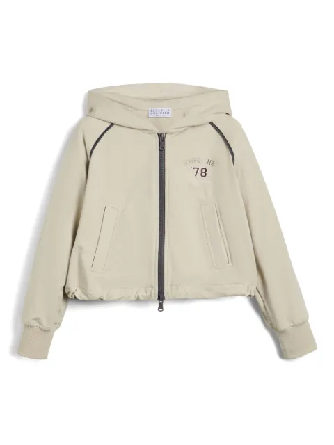 Brunello Cucinelli Kids Monili-detail hoodie