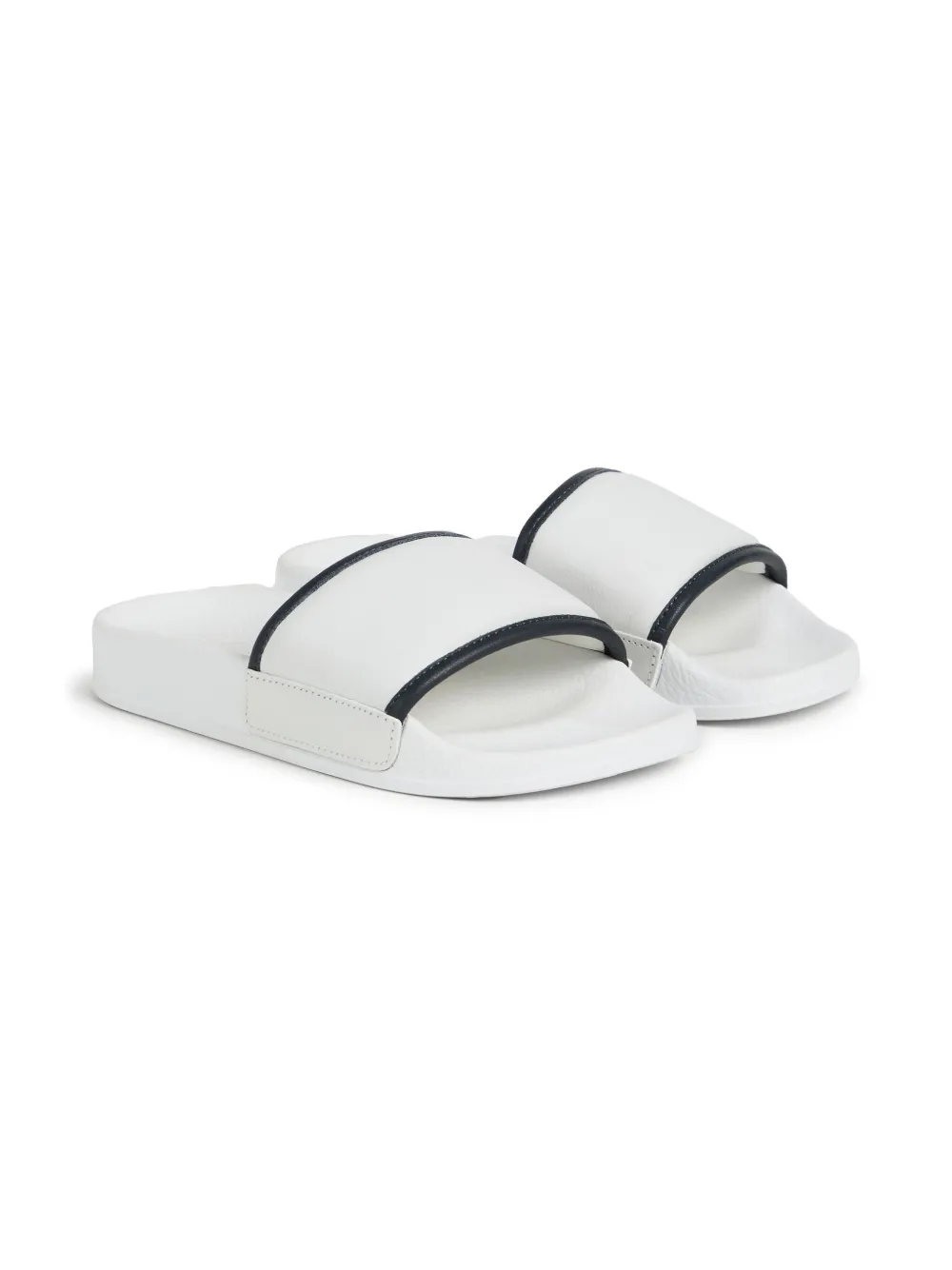 Brunello Cucinelli Kids flat slides | White | Image 1